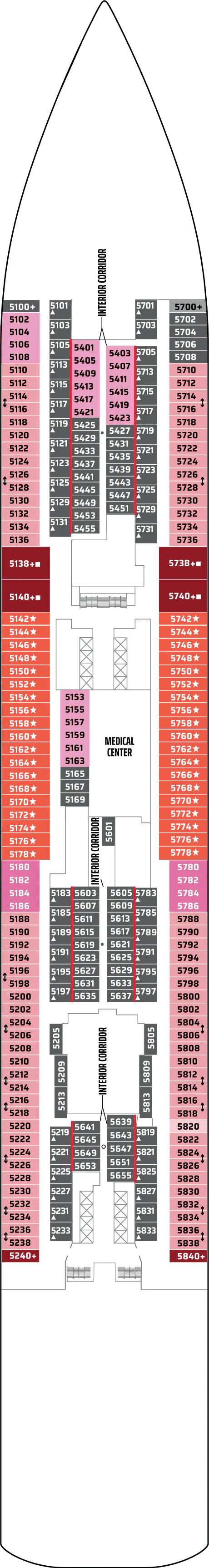 Deck plan for DECK 5