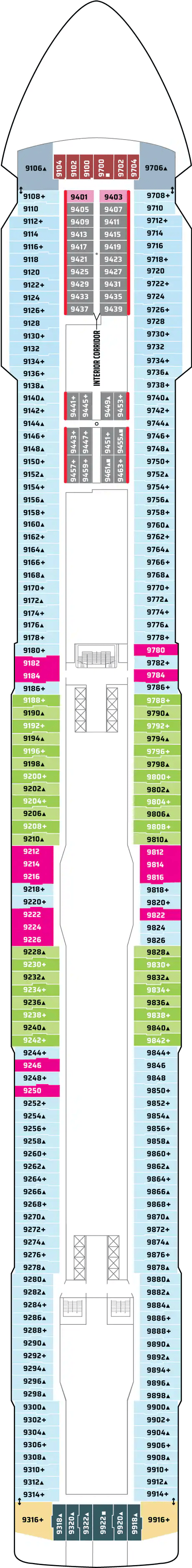 Deck plan for DECK 9