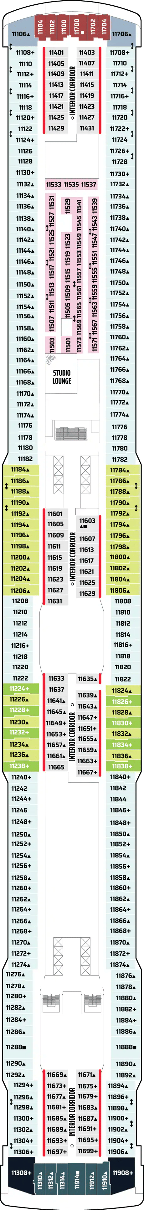 Deck plan for DECK 11