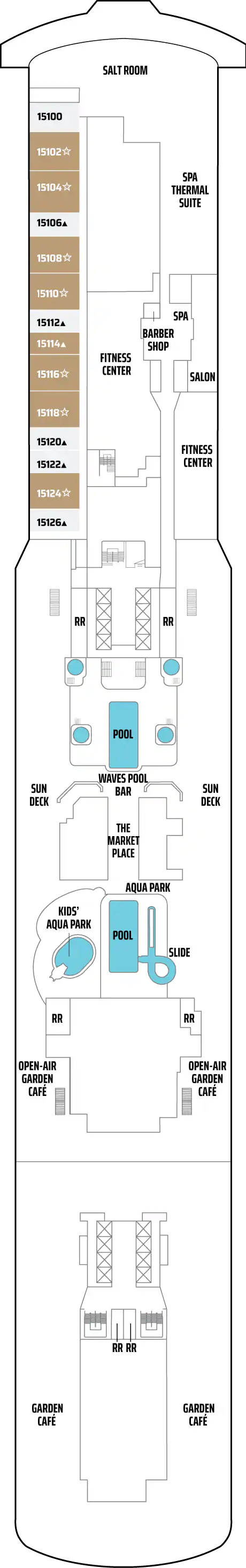 Deck plan for DECK 15