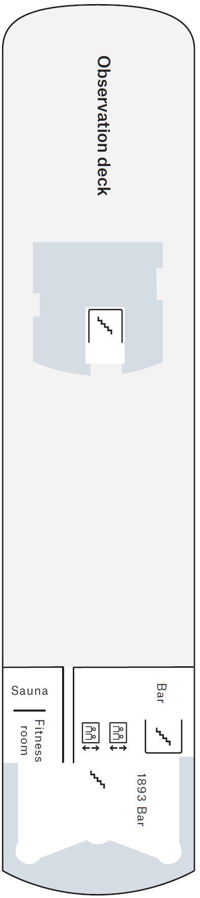 Deck plan for Deck 9