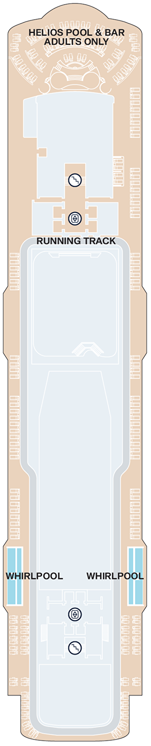 Deck plan for Deck 12