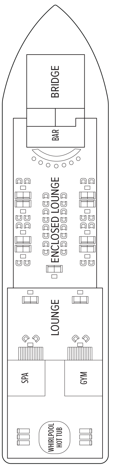 Deck plan for Observation Deck