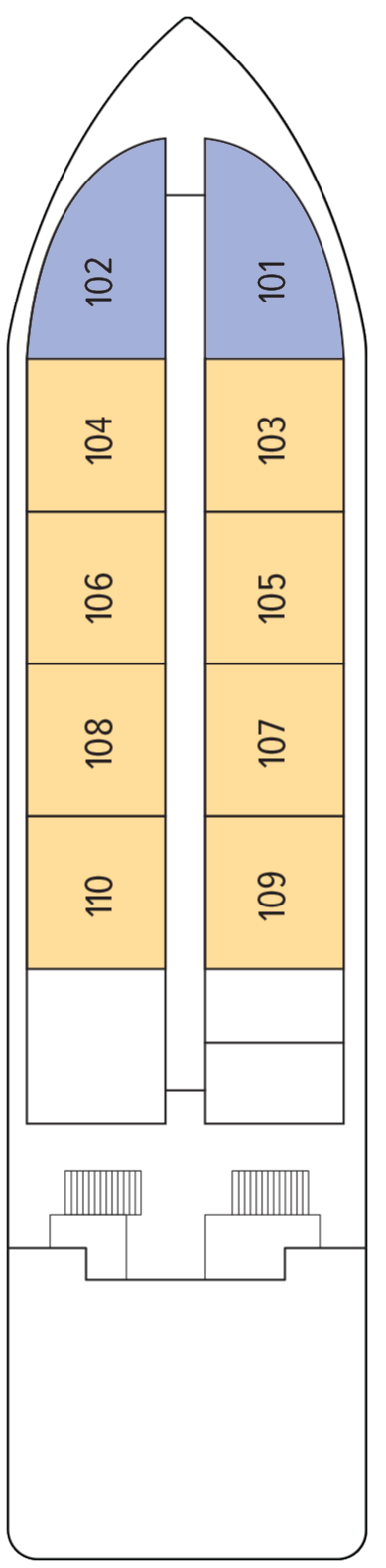 Deck plan for Main Deck