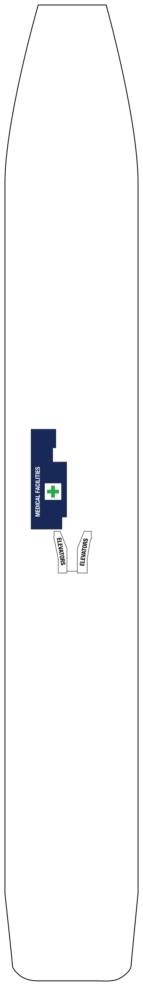 Deck plan for MEDICAL DECK 2