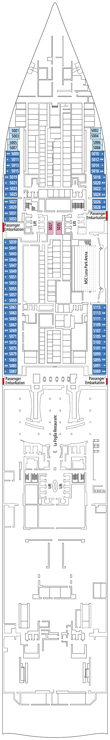 Deck plan for DECK 05