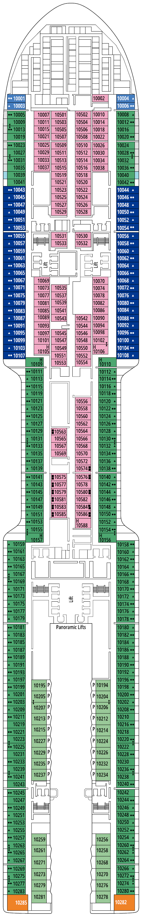 Deck plan for DECK 10