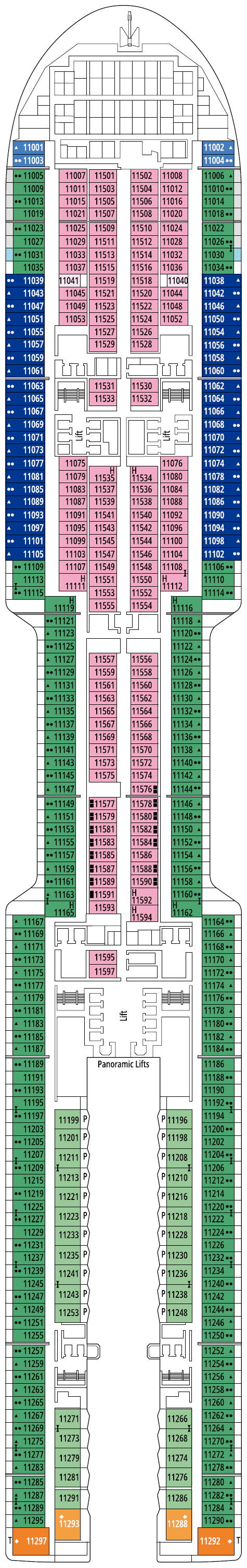 Deck plan for DECK 11