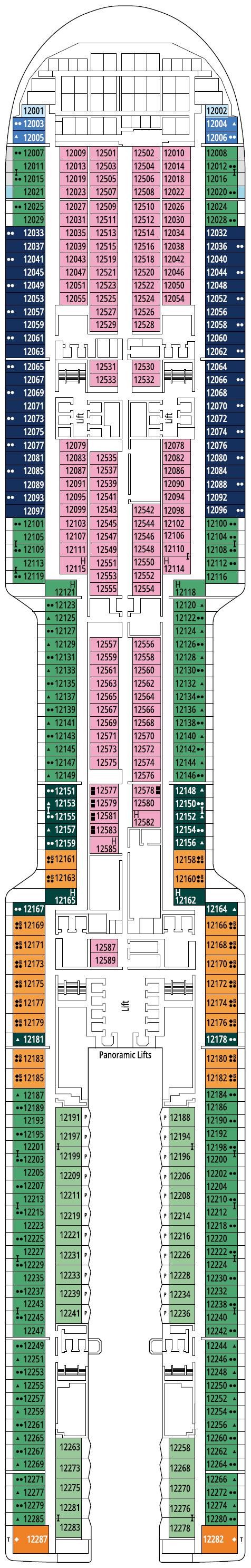 Deck plan for DECK 12