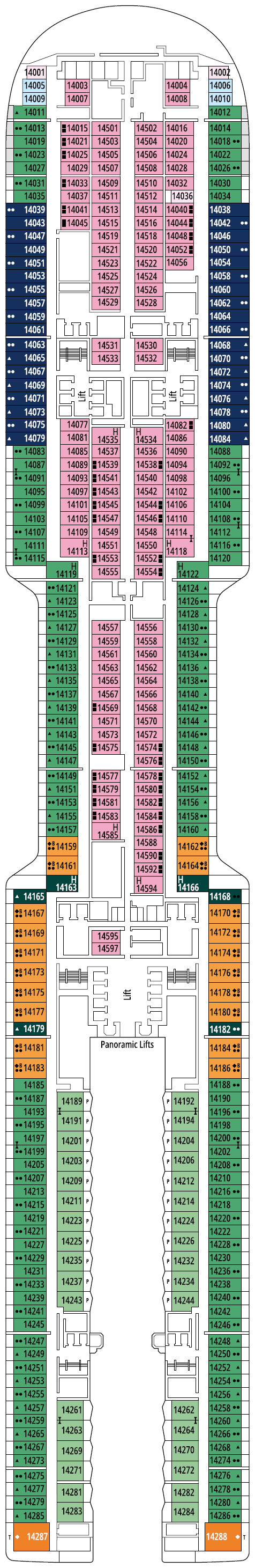 Deck plan for DECK 14