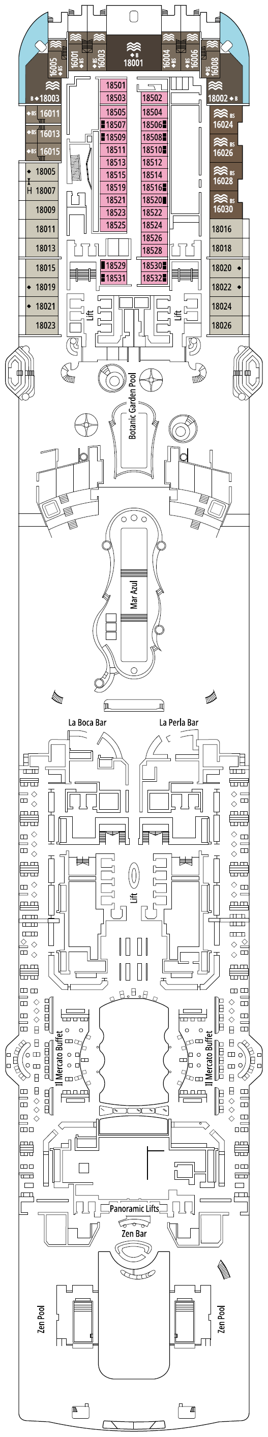 Deck plan for DECK 18