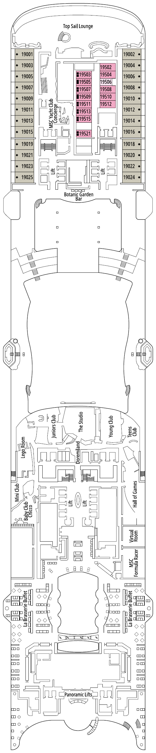 Deck plan for DECK 19
