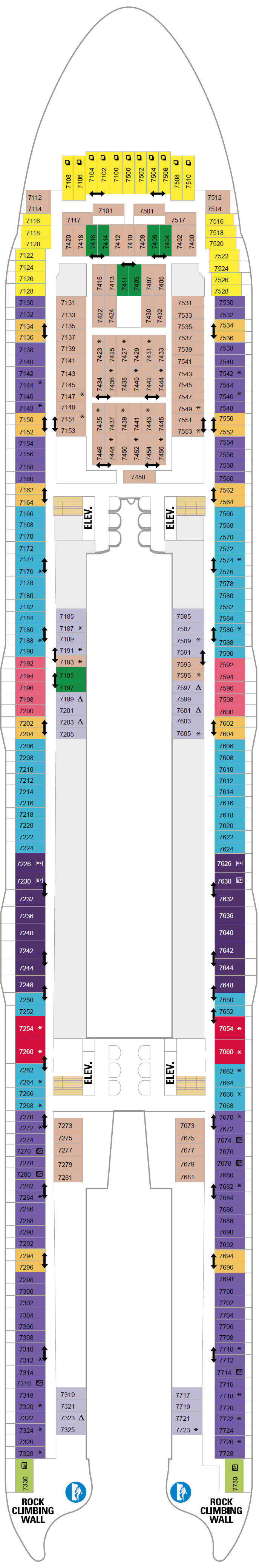 Deck plan for Deck 07