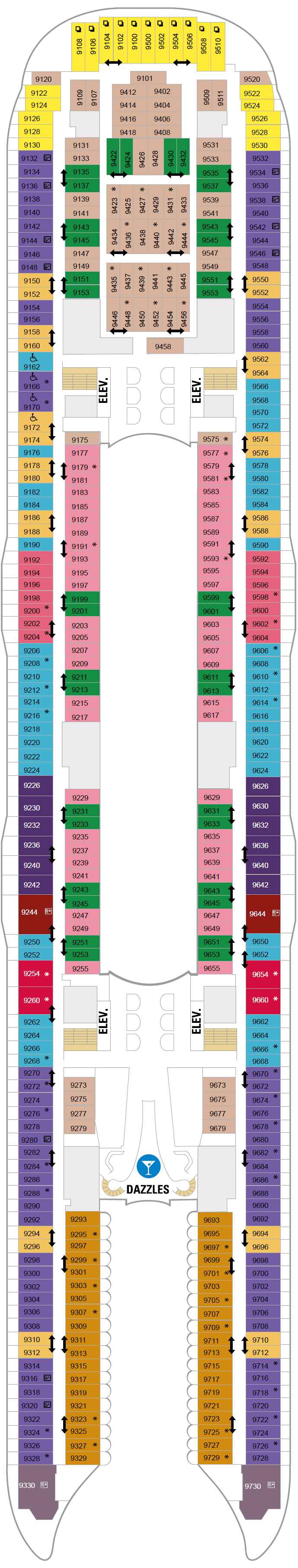 Deck plan for Deck 09