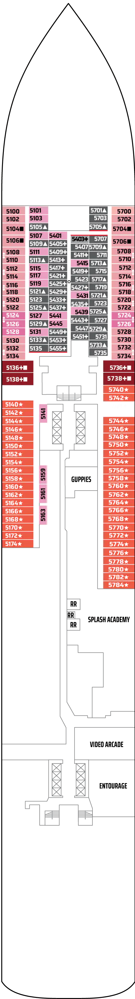 Deck plan for DECK 5