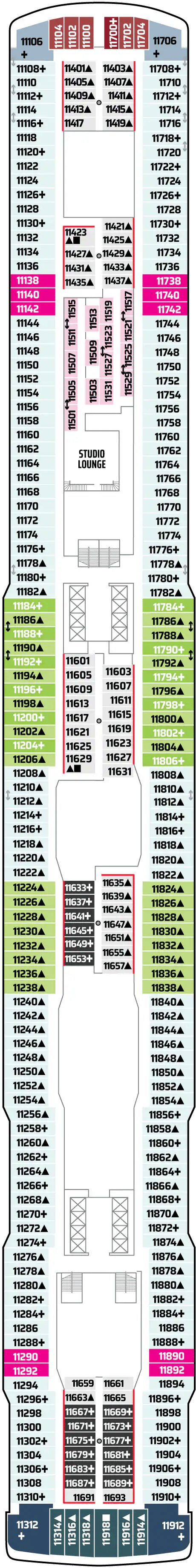 Deck plan for DECK 11