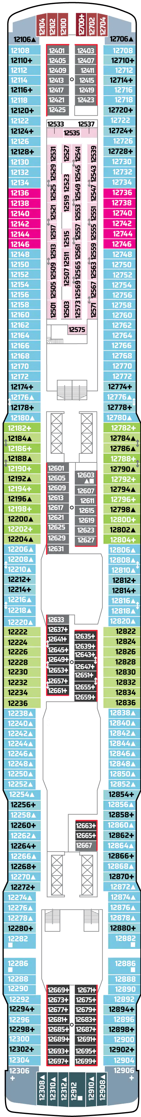 Deck plan for DECK 12