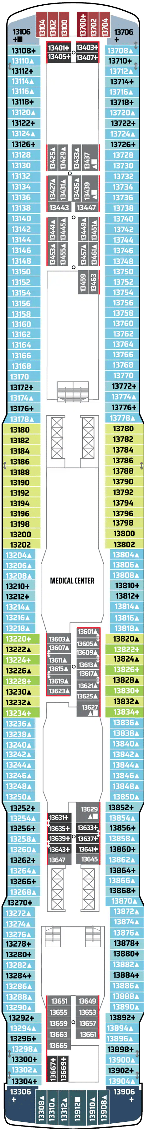Deck plan for DECK 13