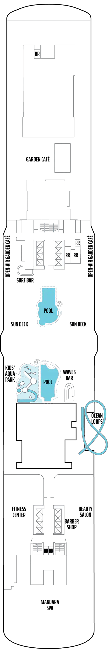 Deck plan for DECK 16