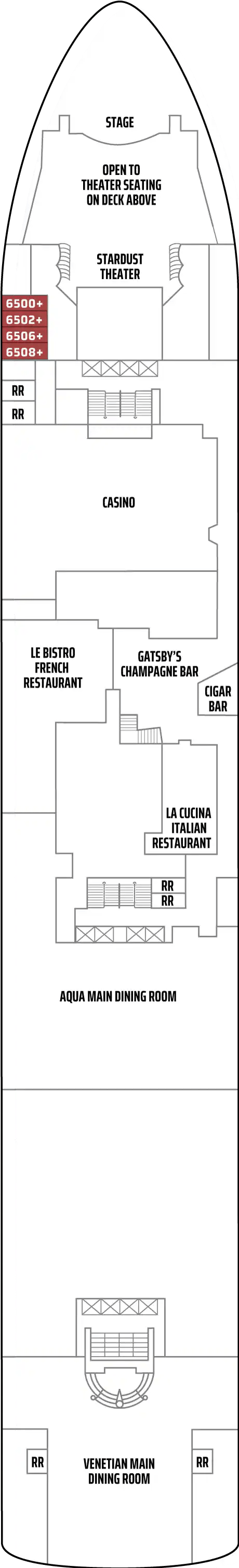 Deck plan for Deck 06