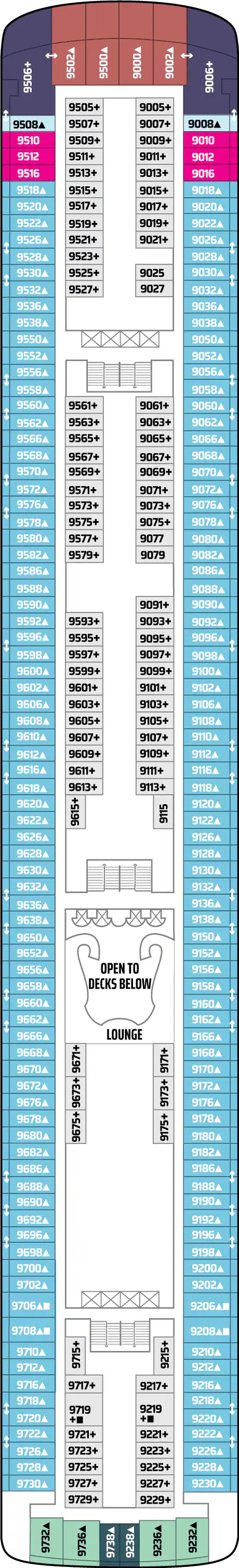 Deck plan for Deck 09