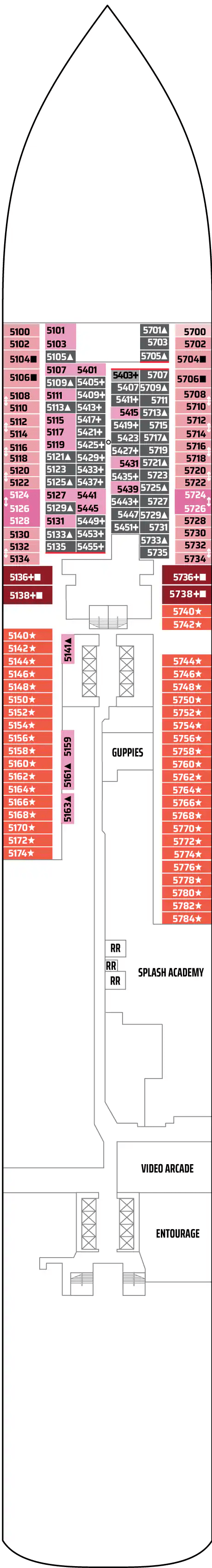 Deck plan for DECK 5
