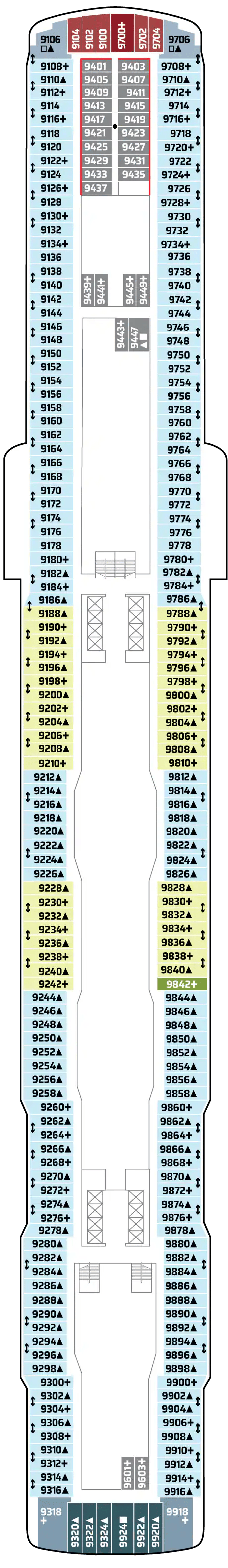Deck plan for DECK 9