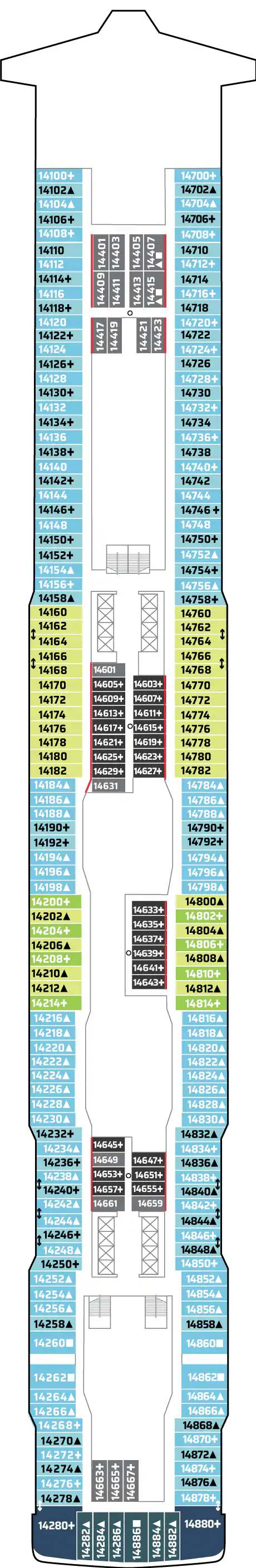 Deck plan for DECK 14