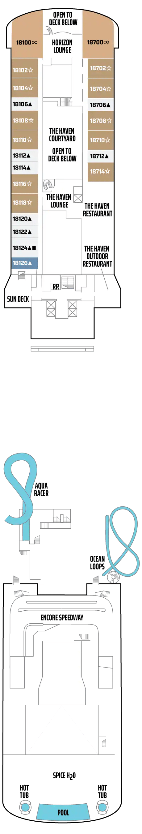 Deck plan for DECK 18
