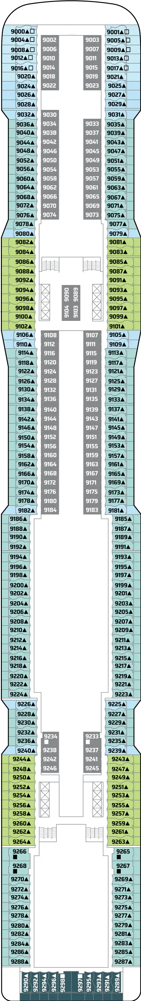 Deck plan for DECK 9