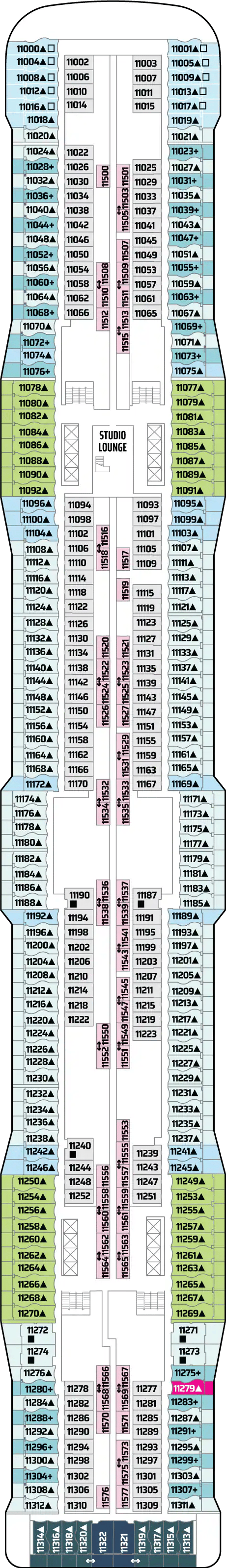 Deck plan for DECK 11