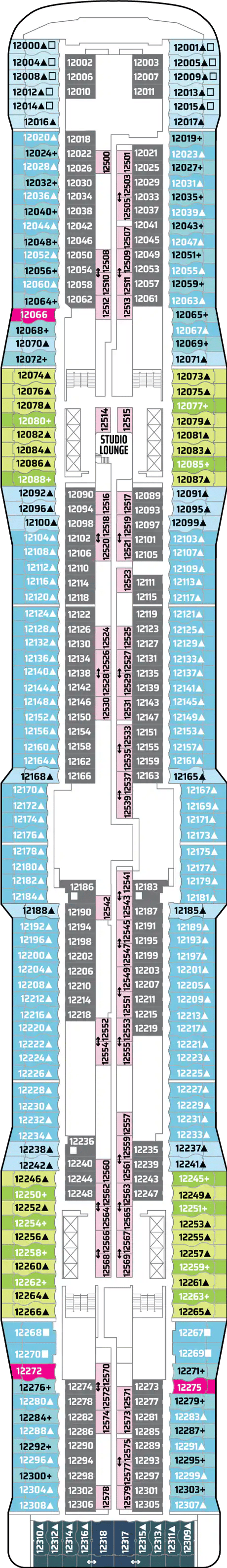 Deck plan for DECK 12