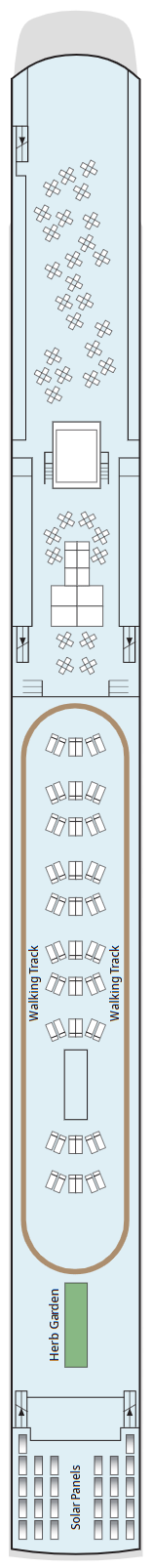 Deck plan for Sun Deck