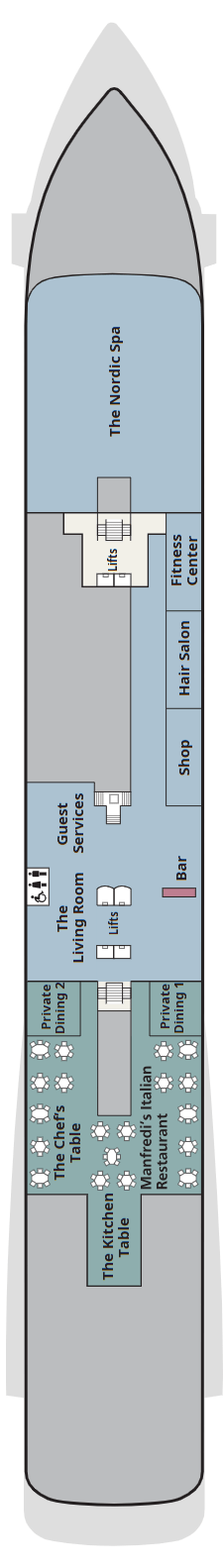 Deck plan for Deck 1