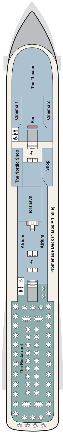 Deck plan for Deck 2