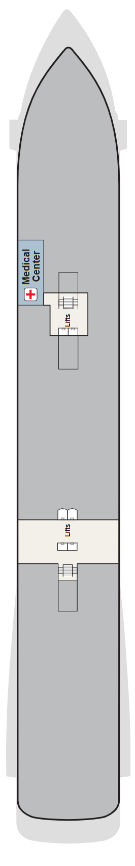 Deck plan for Deck a