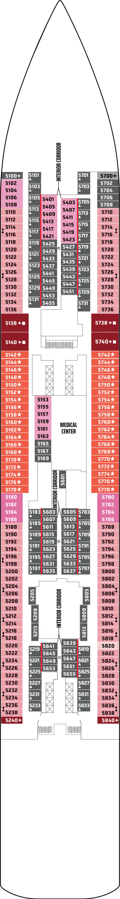 Deck plan for DECK 5