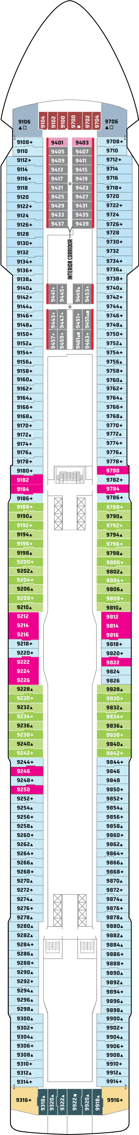 Deck plan for DECK 9