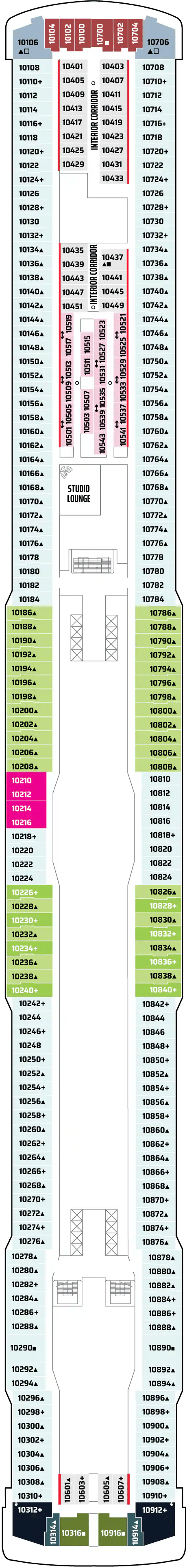 Deck plan for DECK 10