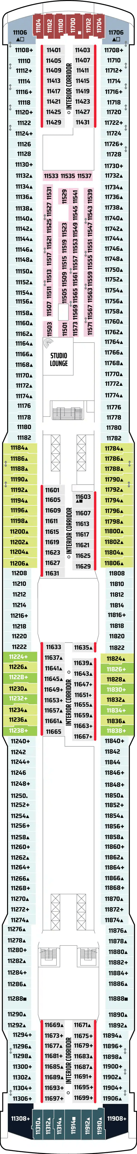 Deck plan for DECK 11