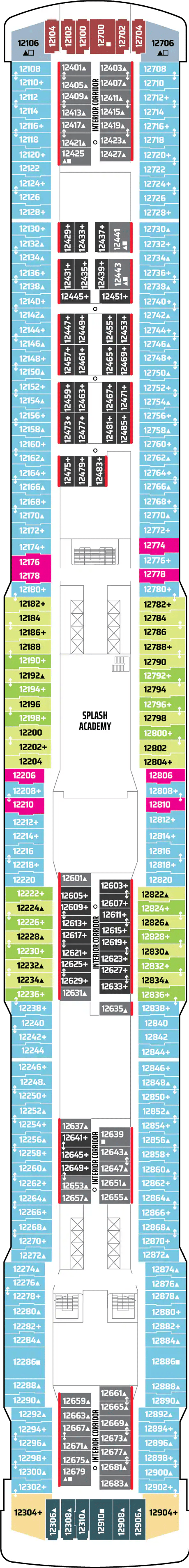 Deck plan for DECK 12