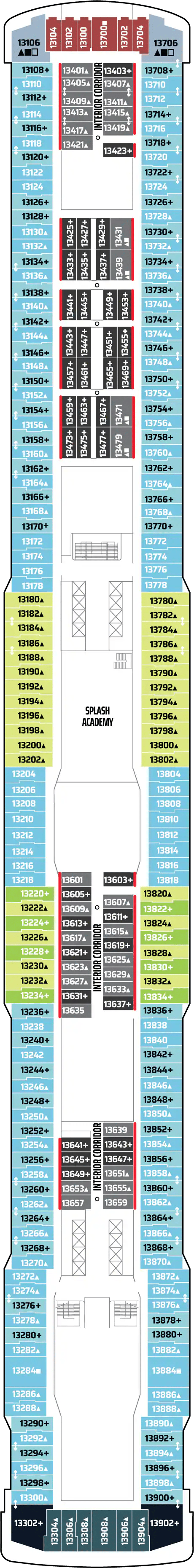 Deck plan for DECK 13