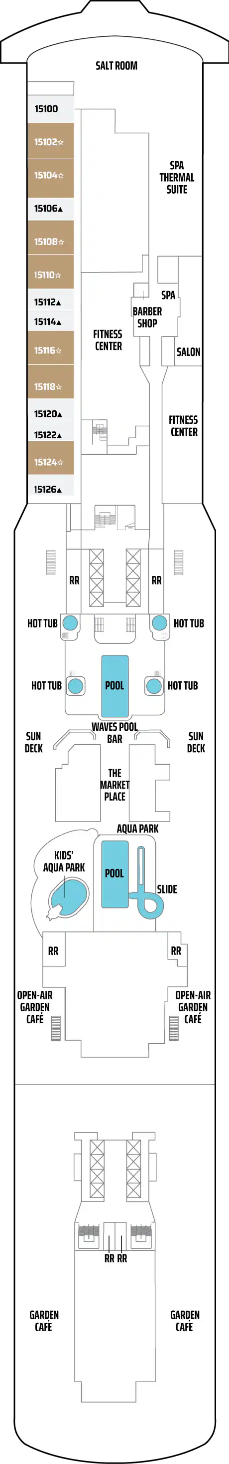 Deck plan for DECK 15