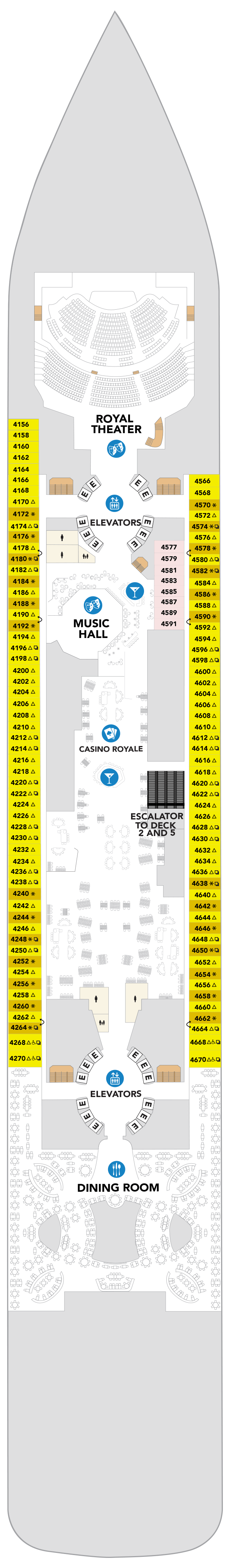 Deck plan for Deck 04