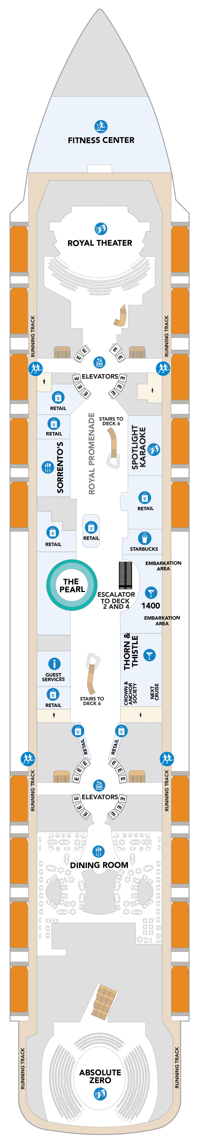 Deck plan for Deck 05