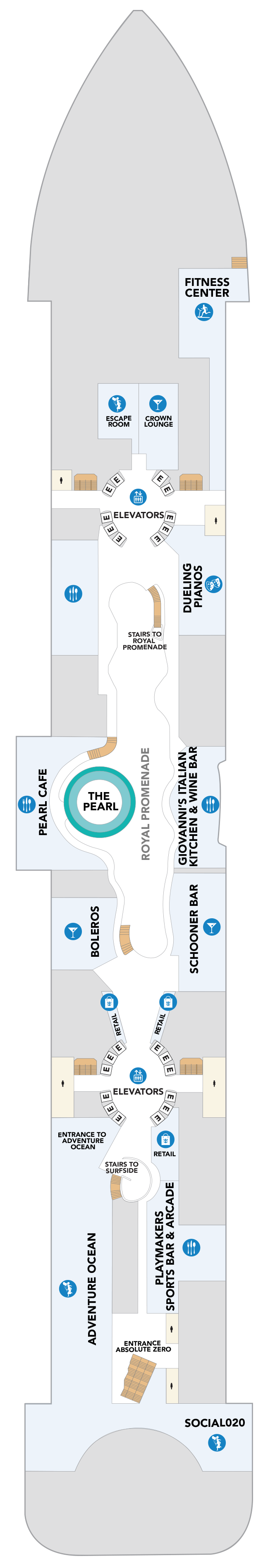 Deck plan for Deck 06