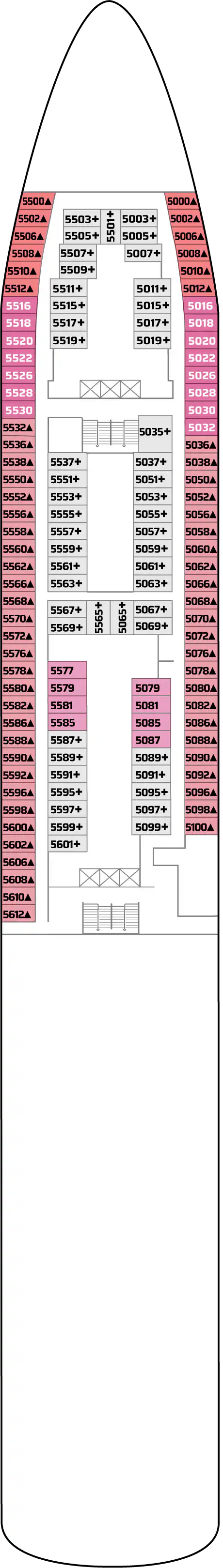 Deck plan for Deck 05