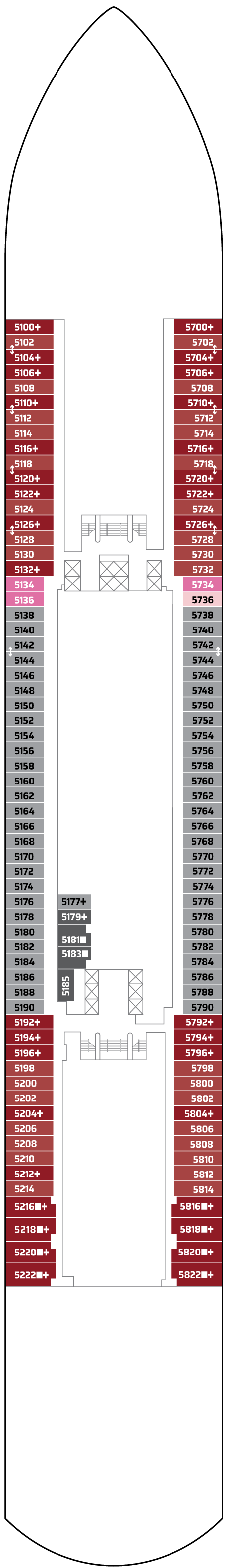 Deck plan for Deck 05