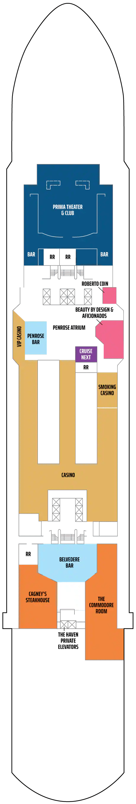 Deck plan for Deck 06