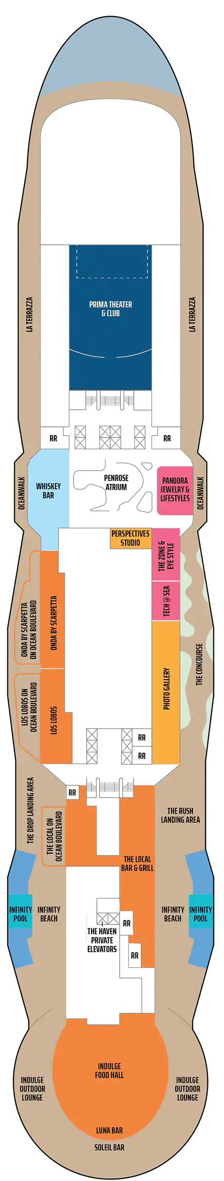 Deck plan for Deck 08